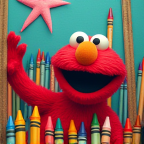 Elmo's Crayon World