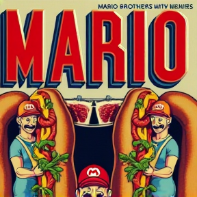 Mario Brothers With Weiners 