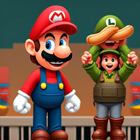 Mario Brothers With Weiners 