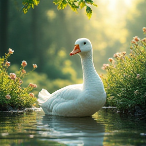 Goose in the Garden