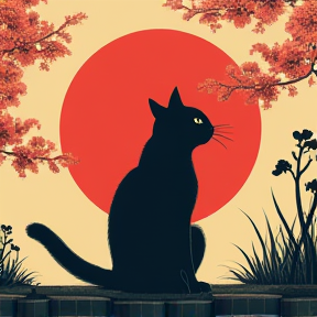 Un chat au Japon