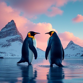 Zwei Pinguine