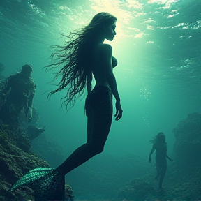 Mermaids Underwater Rave