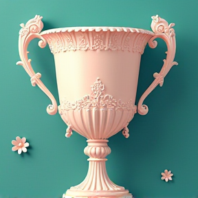 porcelain trophy