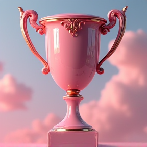 porcelain trophy