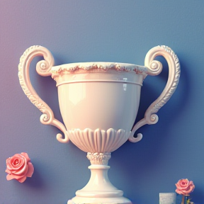 porcelain trophy