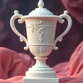 porcelain trophy