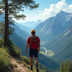 Bergwanderung in Italien