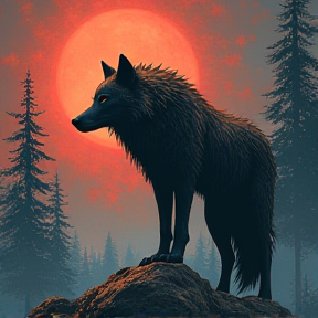 Der gefallene Wolf