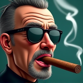 Hein Smokes Cigars