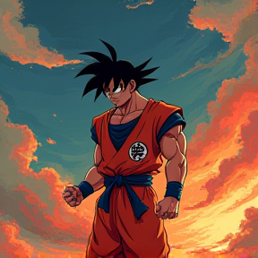 Goku's Life of Fighting