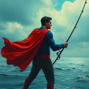 Superman vs Fisherman