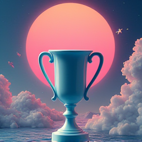 porcelain trophy