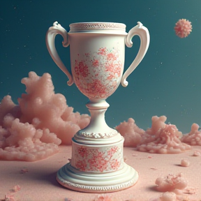 porcelain trophy