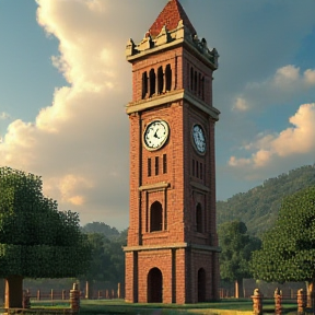 Copper Clock Tower