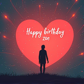 Happy birthday, Zoe