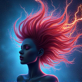 Electricity in the hair 