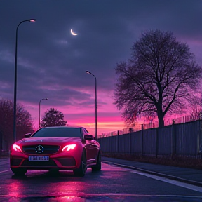 C63s bei Nacht