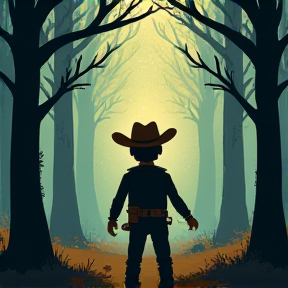 Cowboy in the Woods