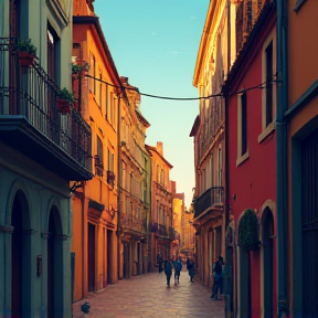 Les rues de Mèze 