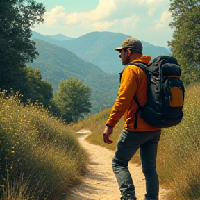 Wandern Auf Dem Jakobsweg