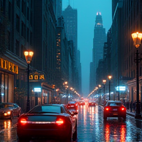 Rainy New York Nights