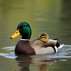 Mama and Her Ducks