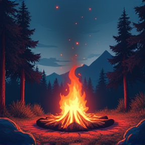 camp fire