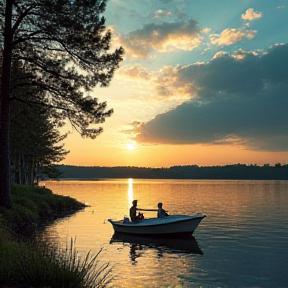 Sauna im See