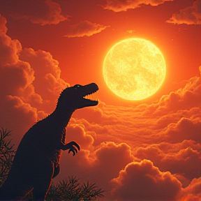 Dino in the Sky