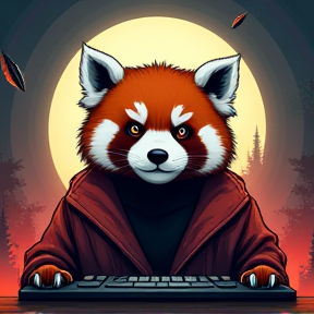 Gaming Red Panda