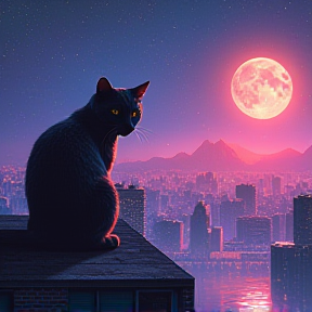 Cats in the Night