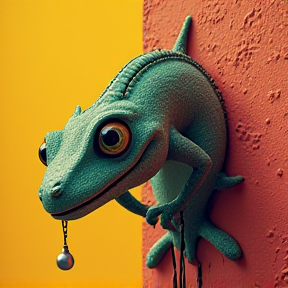 Gecko on the Wall