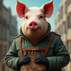 Commander Pig's Truffle Hunt