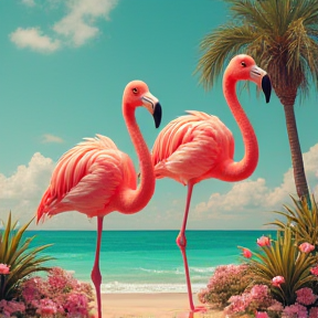 Flamingos in Our Hearts