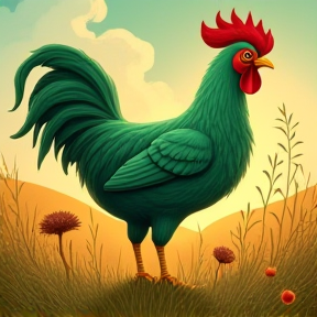 Little Green Chicken