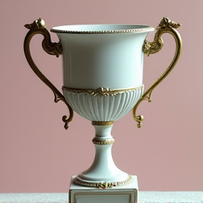 porcelain trophy