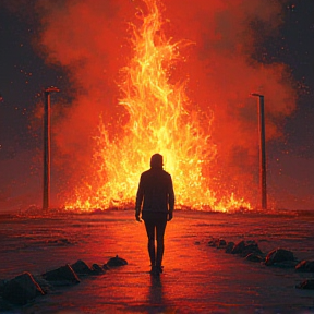 walk trough the fire