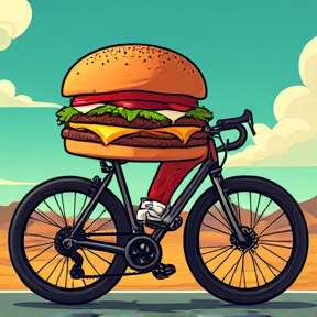 Burger bike