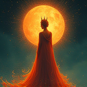 She Who Wears the Crown of Flame