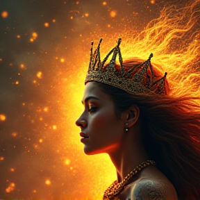 She Who Wears the Crown of Flame