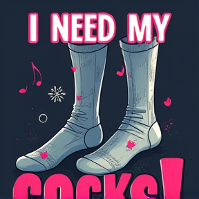 I NEED MY SOCKS!