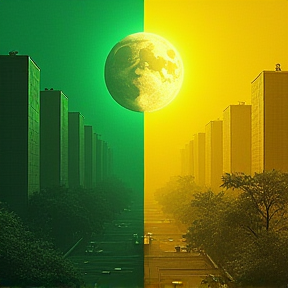 Green and Yellow