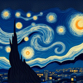 Starry Night 1;2 - Metal