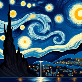 Starry Night 1;2 - Metal