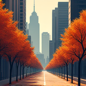 City in Autumn