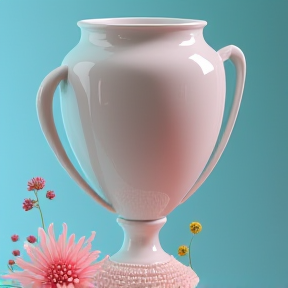 porcelain trophy