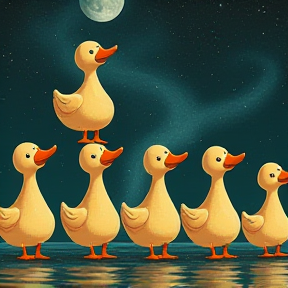 Ducks to the Moon