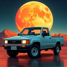 Moon Trip with my '88 Toyota