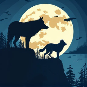 wolf pack (full moon)